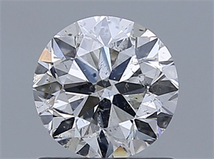 Picture of Natural Diamond 1.02 Carats, Round with Very Good Cut, G Color, I1 Clarity and Certified by GIA