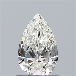 Picture of Natural Diamond 0.70 Carats, Pear with  Cut, H Color, VVS1 Clarity and Certified by GIA