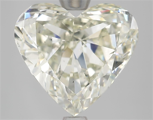 Foto Diamante Natural 3.06 quilates, Corazón , Color K, claridad SI1 y certificado HRD de