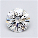 Diamante Natural 1.20 quilates, Redondo , Color H, claridad SI1 y certificado GIA