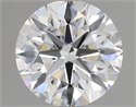 Lab Grown Diamond 1.50 Carats, Round with Excellent Cut, D Color, VS1 Clarity and Certified by IGI