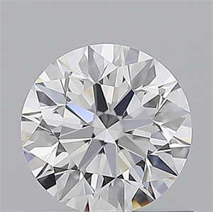 Picture of Natural Diamond 0.72 Carats, Round with Excellent Cut, D Color, VVS1 Clarity and Certified by GIA