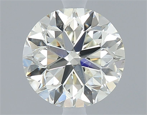 Foto Diamante Natural 0.70 quilates, Redondo , Color L, claridad SI2 y certificado GIA de