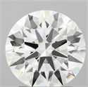 Lab Grown Diamond 1.52 Carats, Round with Excellent Cut, D Color, IF Clarity and Certified by IGI