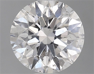 Picture of Natural Diamond 1.02 Carats, Round with Excellent Cut, D Color, I1 Clarity and Certified by GIA