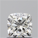 Natural Diamond 0.74 Carats, Cushion with  Cut, H Color, VS1 Clarity and Certified by GIA