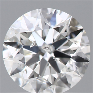 Picture of Natural Diamond 0.71 Carats, Round with Excellent Cut, G Color, I1 Clarity and Certified by GIA
