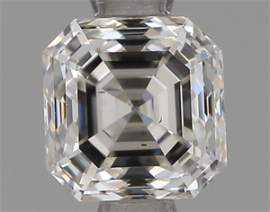 Foto Diamante Natural 0.96 quilates, Asscher , Color H, claridad SI1 y certificado IGI de