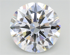 Picture of Lab Grown Diamond 3.03 Carats, Round with Excellent Cut, E Color, VVS2 Clarity and Certified by IGI
