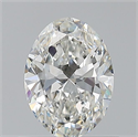 Natural Diamond 0.70 Carats, Oval with  Cut, G Color, VS1 Clarity and Certified by GIA