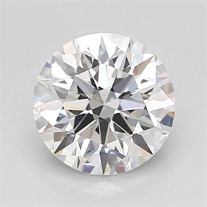 Picture of Lab Grown Diamond 1.29 Carats, Round with Ideal Cut, D Color, VVS2 Clarity and Certified by IGI