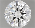 Natural Diamond 0.91 Carats, Round with Excellent Cut, F Color, SI2 Clarity and Certified by GIA