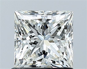 Picture of Natural Diamond 1.02 Carats, Princess with  Cut, I Color, VS2 Clarity and Certified by GIA