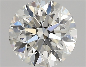 Picture of Natural Diamond 0.56 Carats, Round with Excellent Cut, H Color, VS1 Clarity and Certified by GIA