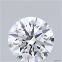 Lab Grown Diamond 2.05 Carats, Round with Ideal Cut, D Color, VVS1 Clarity and Certified by IGI