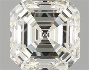 Foto Diamante Natural 1.23 quilates, Asscher , Color I, claridad VVS1 y certificado IGI de