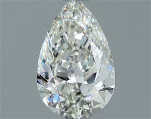 Picture of Natural Diamond 0.50 Carats, Pear with  Cut, I Color, VS2 Clarity and Certified by GIA