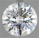 Del inventario de diamantes de laboratorio, 5.11 quilates, Redondo , Color F, claridad VVS2 y certificado IGI