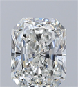 Natural Diamond 0.61 Carats, Radiant with  Cut, G Color, VVS2 Clarity and Certified by GIA
