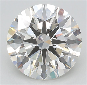 Picture of Lab Grown Diamond 4.22 Carats, Round with Ideal Cut, G Color, IF Clarity and Certified by IGI