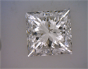 Natural Diamond 1.20 Carats, Princess with  Cut, E Color, SI2 Clarity and Certified by GIA