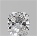 Diamante Natural 1.03 quilates, Del cojín , Color F, claridad VVS1 y certificado GIA