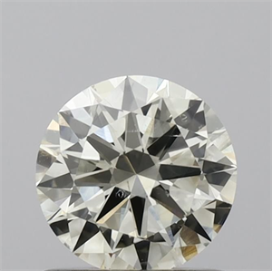 Picture of Natural Diamond 0.90 Carats, Round with Very Good Cut, L Color, SI1 Clarity and Certified by IGI