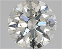 Natural Diamond 0.80 Carats, Round with Excellent Cut, J Color, SI1 Clarity and Certified by GIA