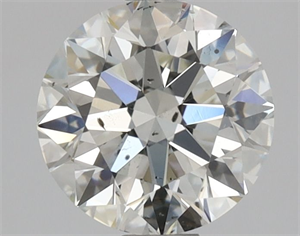 Picture of Natural Diamond 0.80 Carats, Round with Excellent Cut, J Color, SI1 Clarity and Certified by GIA