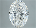 Natural Diamond 7.01 Carats, Oval with  Cut, H Color, VS1 Clarity and Certified by GIA