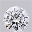 Del inventario de diamantes de laboratorio, 2.68 quilates, Redondo , Color E, claridad VVS2 y certificado IGI