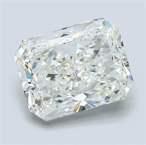 Picture of Natural Diamond 2.50 Carats, Radiant with  Cut, I Color, VS2 Clarity and Certified by GIA