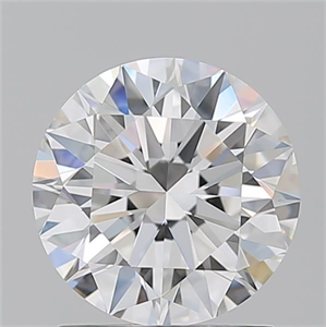 Picture of Natural Diamond 1.56 Carats, Round with Excellent Cut, F Color, VVS1 Clarity and Certified by GIA