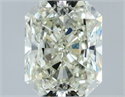 Natural Diamond 1.00 Carats, Radiant with  Cut, K Color, VVS2 Clarity and Certified by IGI