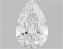 Diamante Natural 0.40 quilates, De pera , Color E, claridad SI2 y certificado GIA
