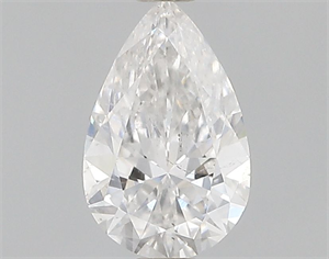 Foto Diamante Natural 0.40 quilates, De pera , Color E, claridad SI2 y certificado GIA de