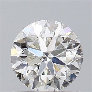Picture of Natural Diamond 1.01 Carats, Round with Very Good Cut, H Color, I1 Clarity and Certified by GIA