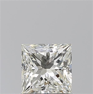 Picture of Natural Diamond 0.70 Carats, Princess with  Cut, J Color, VS2 Clarity and Certified by GIA