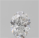 Natural Diamond 0.50 Carats, Oval with  Cut, E Color, VVS1 Clarity and Certified by GIA
