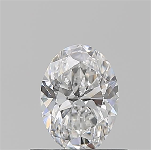 Picture of Natural Diamond 0.50 Carats, Oval with  Cut, E Color, VVS1 Clarity and Certified by GIA