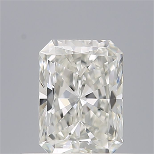 Picture of Natural Diamond 0.50 Carats, Radiant with  Cut, H Color, VVS2 Clarity and Certified by GIA