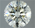 Diamante Natural 2.52 quilates, Redondo , Color N, claridad VVS1 y certificado GIA