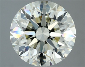 Foto Diamante Natural 2.52 quilates, Redondo , Color N, claridad VVS1 y certificado GIA de