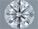 Natural Diamond 0.80 Carats, Round with Excellent Cut, E Color, SI2 Clarity and Certified by IGI