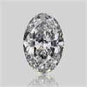 Natural Diamond 1.82 Carats, Oval with  Cut, D Color, VVS1 Clarity and Certified by GIA