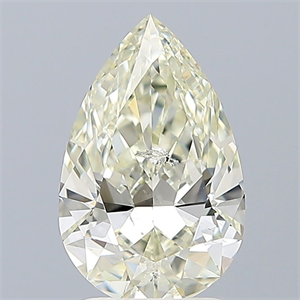 Picture of Natural Diamond 2.01 Carats, Pear with  Cut, K Color, SI2 Clarity and Certified by IGI