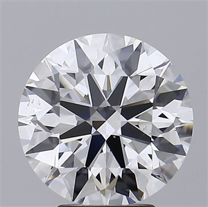 Picture of Lab Grown Diamond 4.18 Carats, Round with Ideal Cut, F Color, SI1 Clarity and Certified by IGI