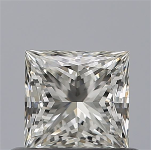 Picture of Natural Diamond 0.54 Carats, Princess with  Cut, H Color, IF Clarity and Certified by IGI