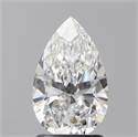 Natural Diamond 1.50 Carats, Pear with  Cut, F Color, VS2 Clarity and Certified by GIA