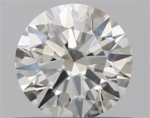 Picture of Natural Diamond 0.50 Carats, Round with Excellent Cut, H Color, VVS2 Clarity and Certified by GIA